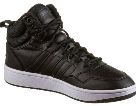 adidas sneaker hoops 3.0 mid wtr donkergroen/zwart|adidas hoops shoes.